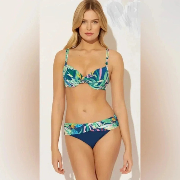 Bleu Rod Beattie Bikini Top Size 34DD and Bottom Size 8 - Picture 1 of 8